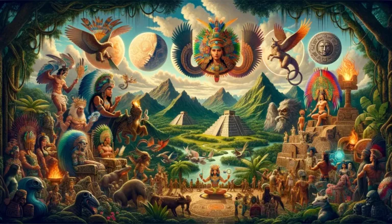 Dioses y Diosas de las Civilizaciones Precolombinas: Misterios y leyendas