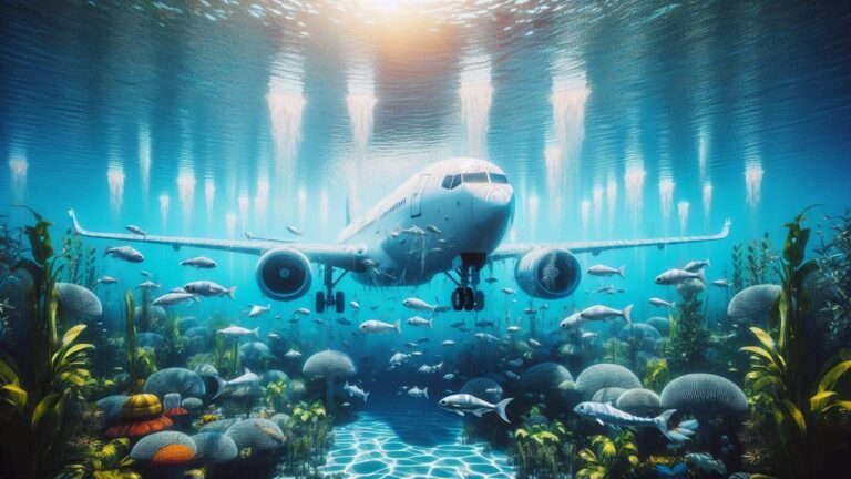 significado-de-sonar-con-avion-bajo-agua