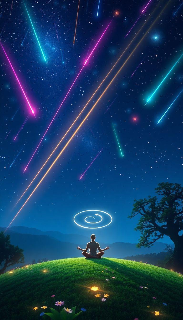 Descubre cómo las lluvias de meteoritos elevan tu práctica de meditación