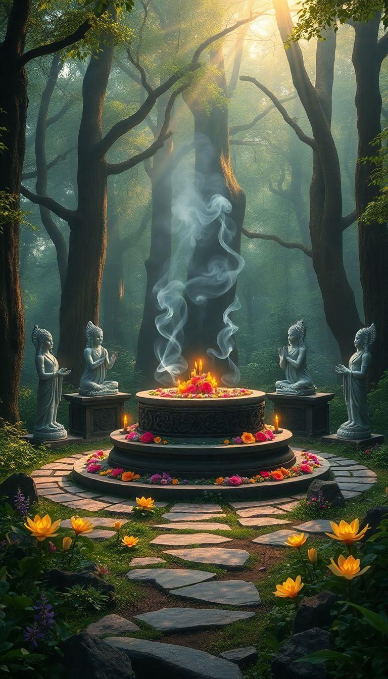 Descubre los rituales de deidades para encontrar paz interior