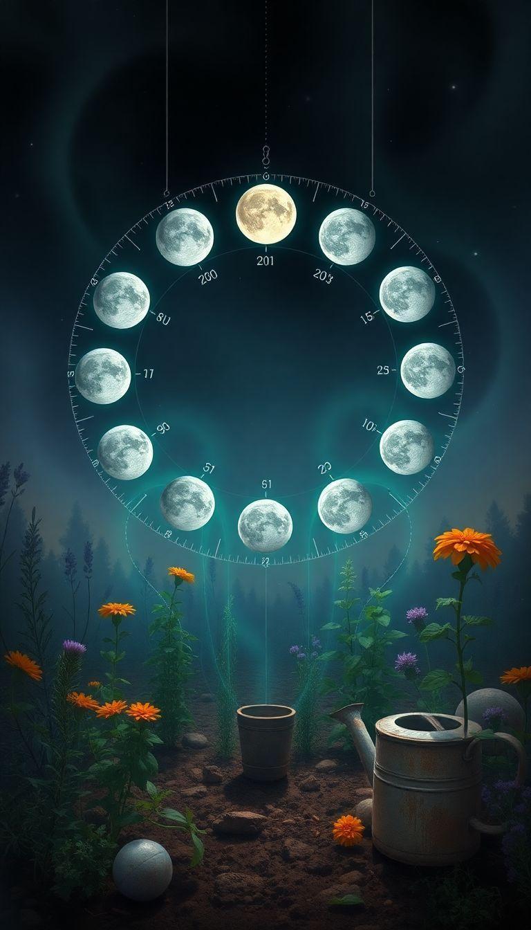 Calendario lunar: secretos de la magia verde para tu jardín
