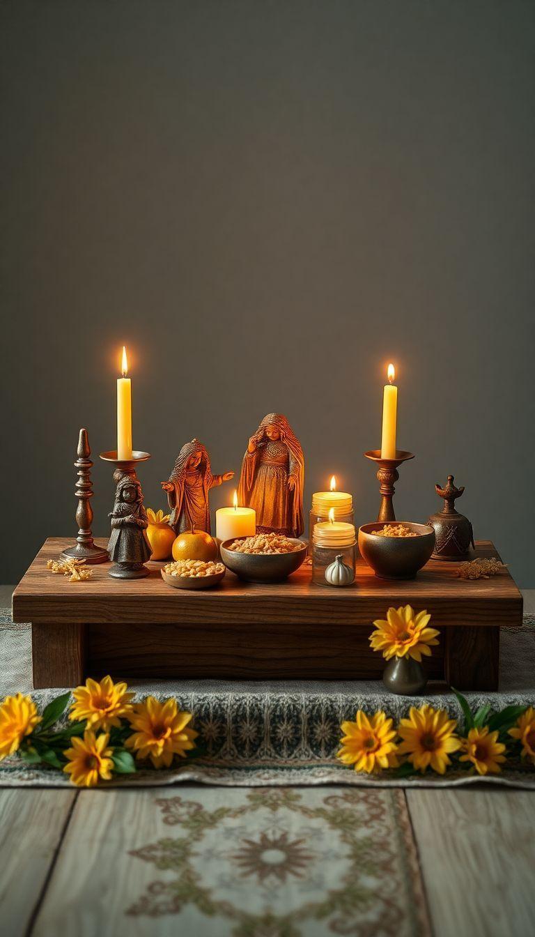 Secretos de altares hogareños: ofrendas que atraen bendición