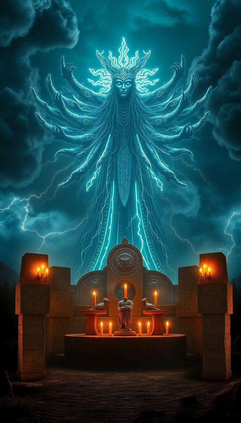 Secretos nocturnos: rituales a deidades del trueno