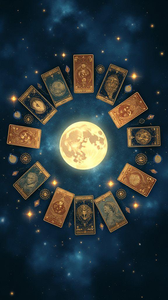 Descubre la tirada de tarot según tu ciclo para decidir