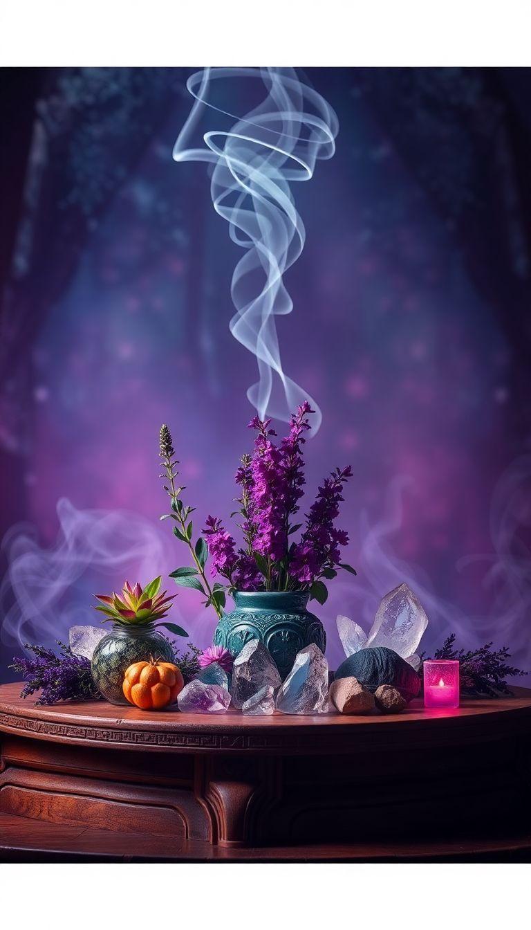 Secretos de atados de hierbas para sahumar y renovar