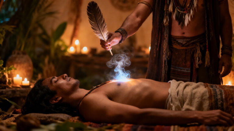 extraccion chamanica de energias densas con pluma que es beneficios y como se realiza paso a paso