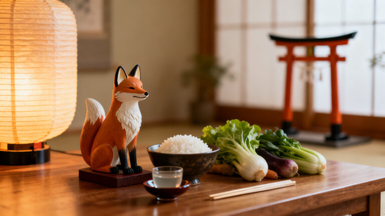 inari kami japones ofrendas para prosperidad en el hogar guia practica y rituales sencillos