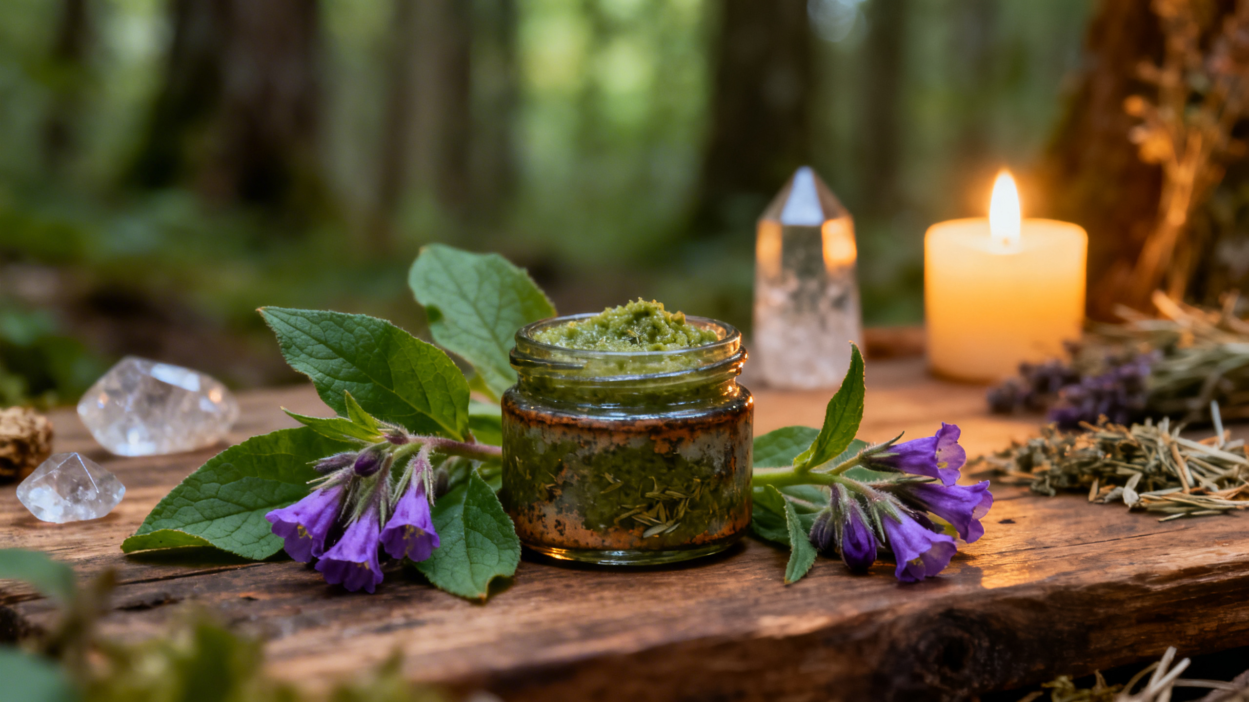 unguento de consuelda en magia verde para sanacion energetica guia practica y ritual paso a paso