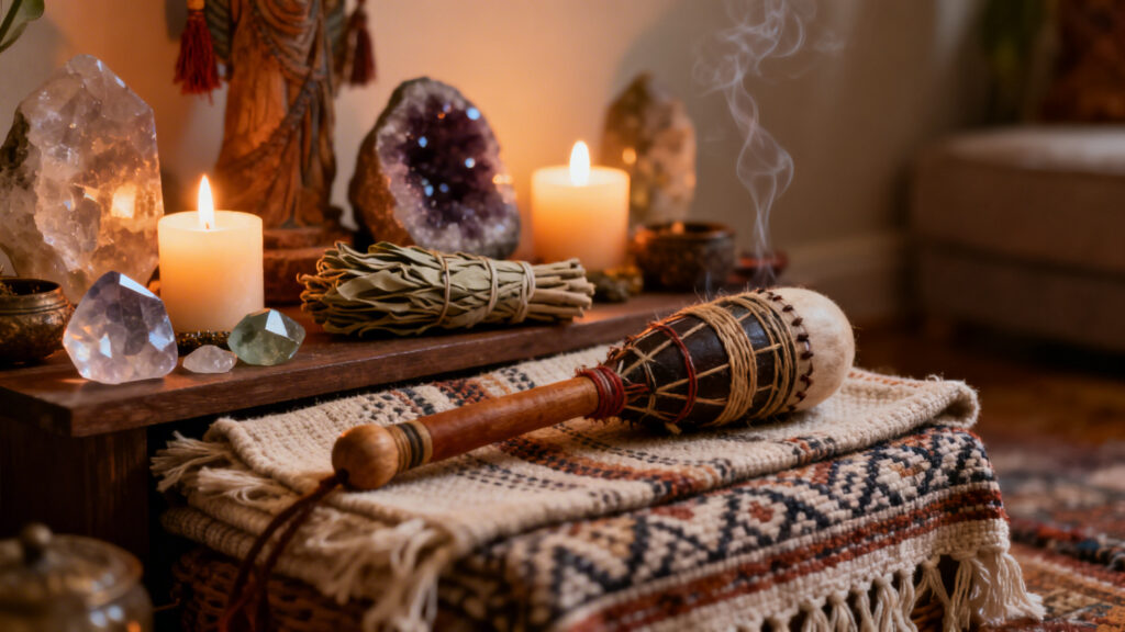 ritual con sonaja chamanica para limpieza del aura guia paso a paso para purificar tu energia en cas