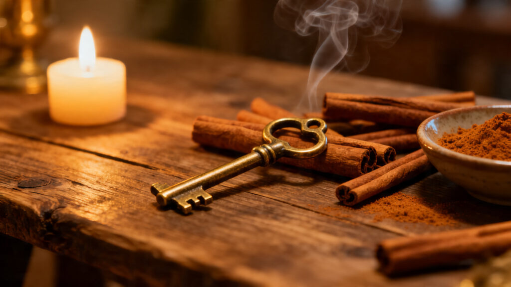 ritual de apertura de caminos con llave antigua y canela guia paso a paso para atraer oportunidades