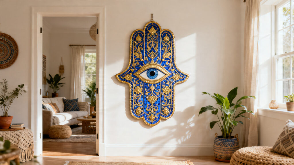 significado del simbolo hamsa para proteccion energetica en casa como usarlo y donde colocarlo para
