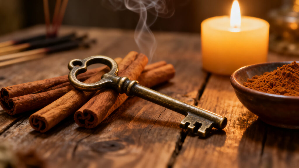ritual de apertura de caminos con canela y llave antigua guia paso a paso para atraer suerte y prosp