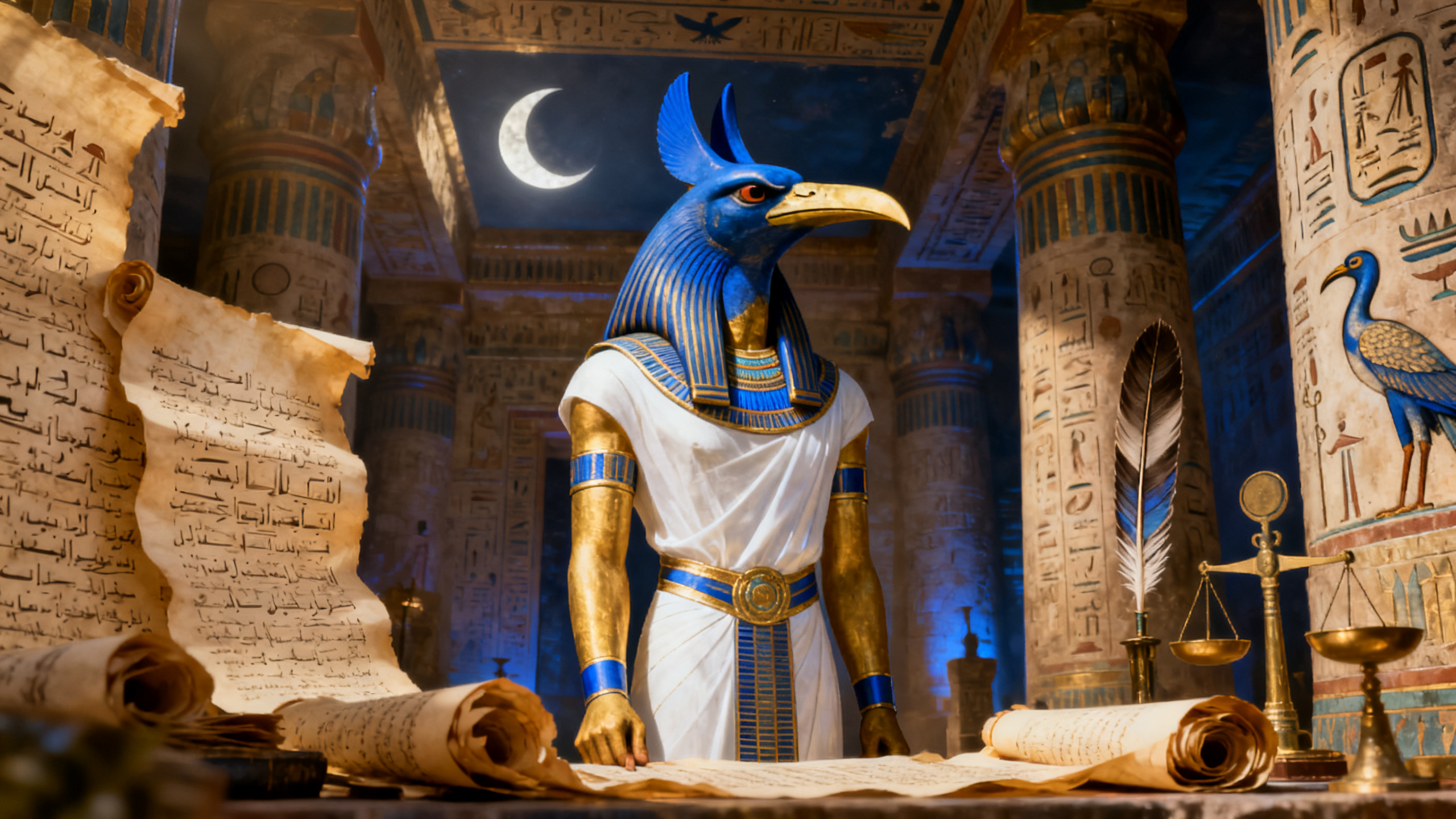 thoth dios egipcio de la escritura y la sabiduria ritual significado simbolos y misterios del escrib