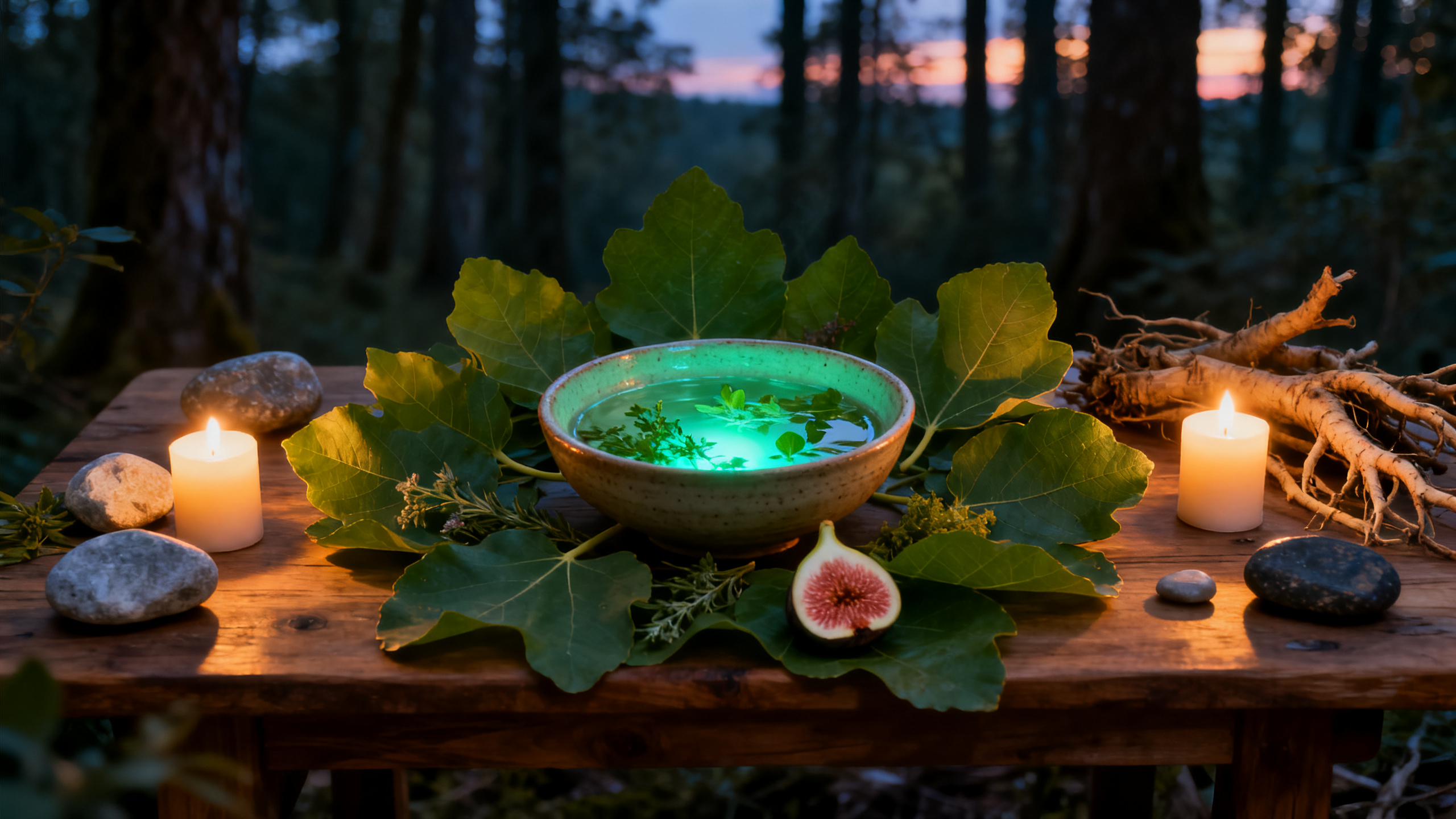 magia verde con hojas de higuera para proteccion energetica rituales y secretos ancestrales