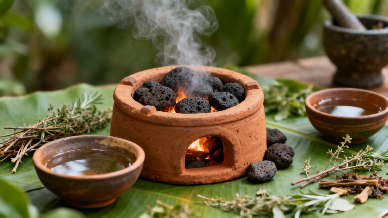 bano de vapor chamanico para limpieza espiritual beneficios ritual y como prepararlo